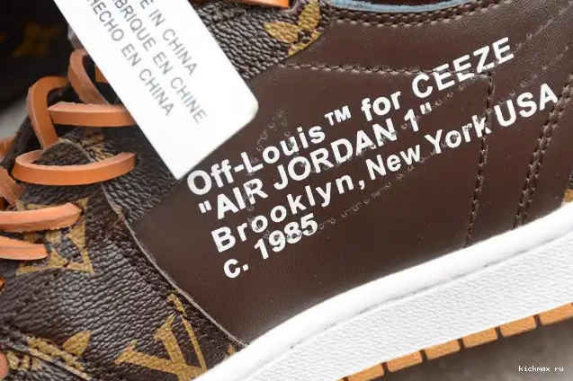 Rep Kickmax 1 AJ1 OW Jordan x Off-Louis AQ0818-158 Air 0522